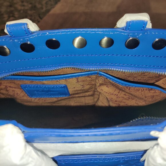 Patricia Nash Limited Edition Discovery Leather Embossed Minori Satchel - Picture 9 of 15